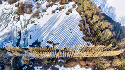 Drone photography, Didsbury Fletcher Moss, Fletcher Moss Botanical Garden