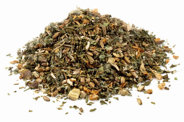 Artichoke Tea on white Background - Isolated