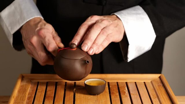 tea ceremony chinese teapot made of yixing ceramics