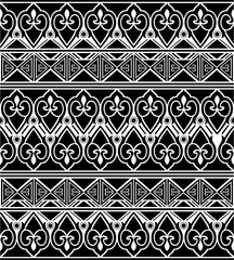 geometric ethnic oriental seamless pattern traditional design. vector illustration