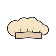 chef hat accessory isolated icon