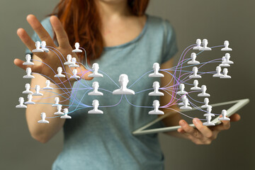 team hierarchy connection group digital