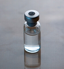 Frasco de vacuna. Vaccine vial