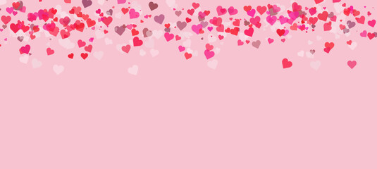 background for valentine's day decoration. bright red heart, bokeh. love. preparing for the holiday.