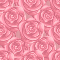 pink roses pattern