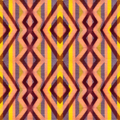 stylized ethnic pattern.