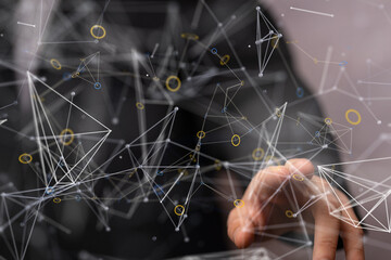  people network structure HR - Human resources management and recruitment