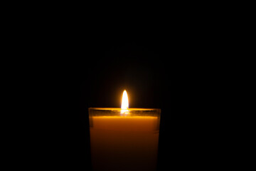 Commemorative (Yahrtzeit) candle