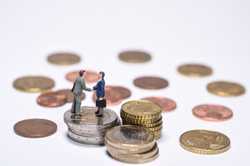 euro monnaie argent affaires business salaire patron travail emploi chomage echange change banque bancaire