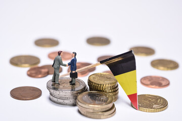 euro monnaie argent affaires business salaire patron travail emploi chomage echange change banque...