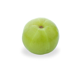 Indian gooseberry isolated on white background