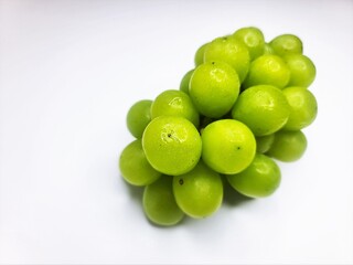 Grapes on the table