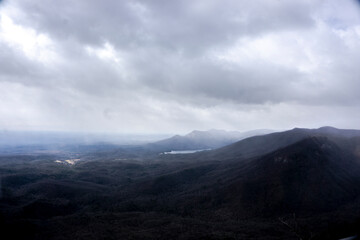 Fototapeta premium Table Rock view from Caesar's Head State Park
