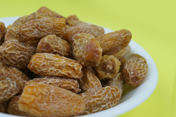 Dry Date Palm , Image , Yellow Background