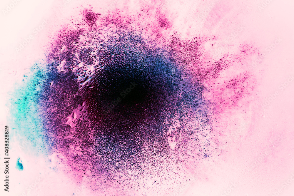 Poster beautiful abstract surreal drops light pastel swirl magic . background pattern for design. macro pho