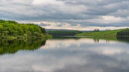The Thruscross Reservoir near Bolton Abbey, North Yorkshire, England, UK