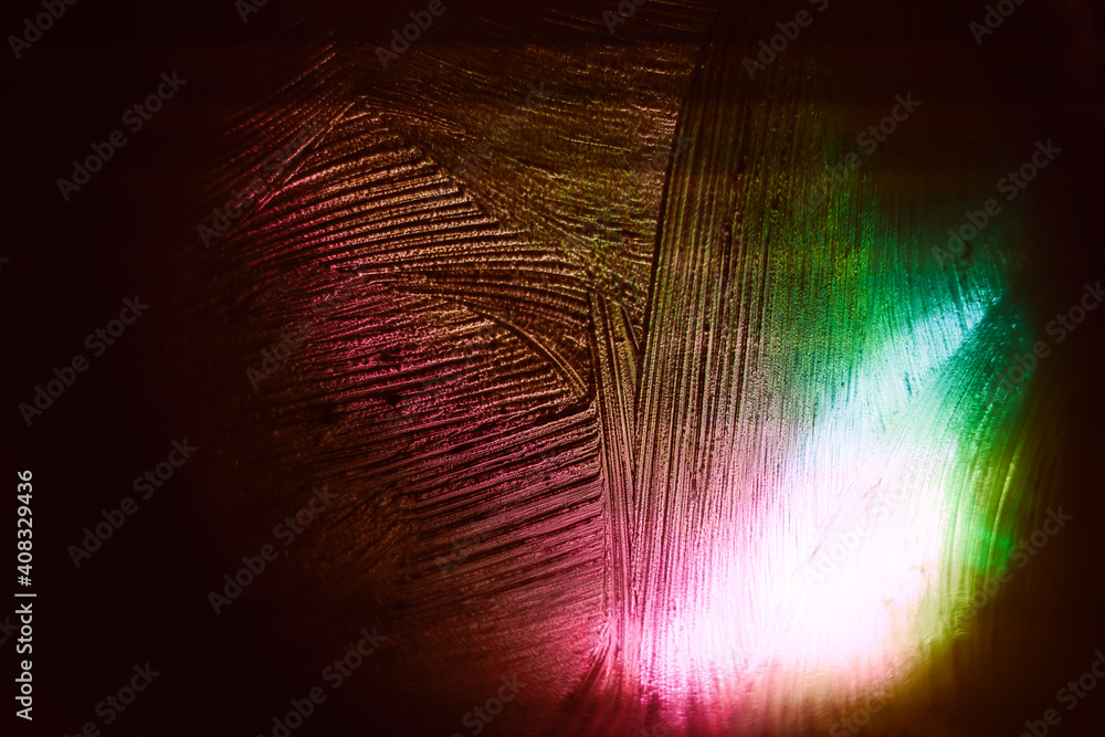 Aufkleber Beautiful abstract surreal texture on a light pastel dark magic. Background pattern for design. Macro photography view..