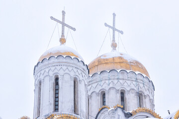 Obraz premium domes of the church