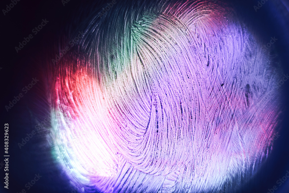 Aufkleber Beautiful abstract surreal texture on a light pastel dark magic. Background pattern for design. Macro photography view..