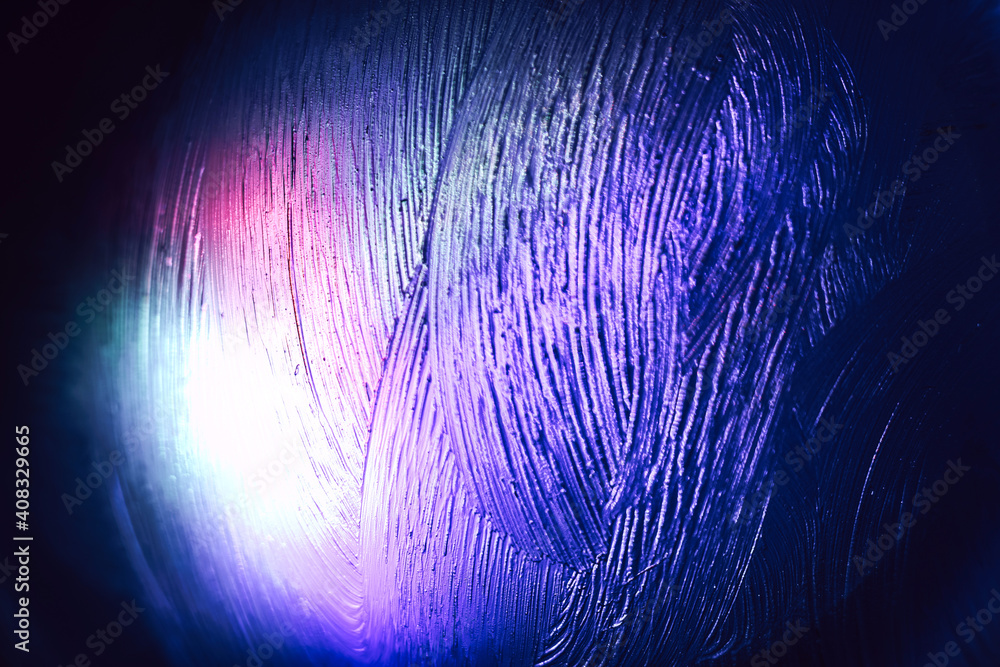 Aufkleber Beautiful abstract surreal texture on a light pastel dark magic. Background pattern for design. Macro photography view..