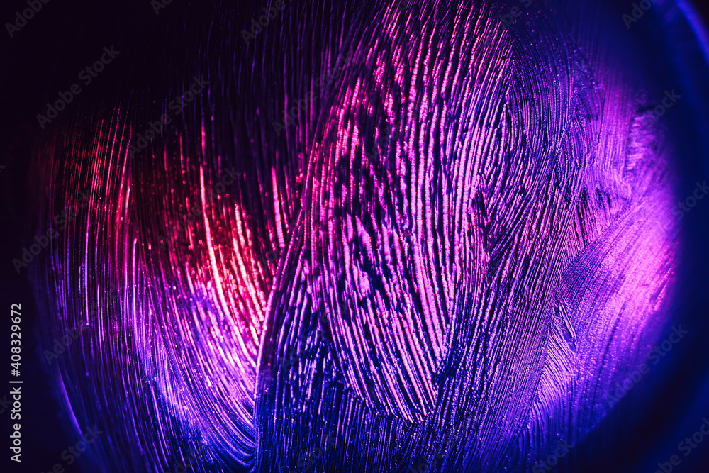 Aufkleber Beautiful abstract surreal texture on a light pastel dark magic. Background pattern for design. Macro photography view..