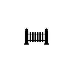 Fence Template vector icon illustration