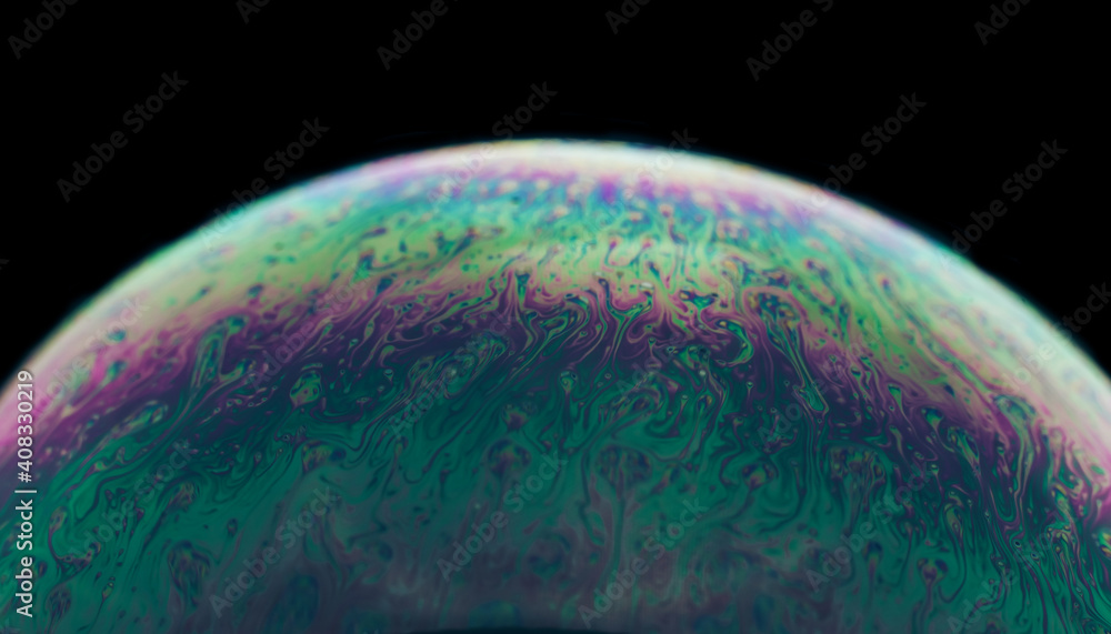 Poster soap bubble ball abstract background texture semicircle. beautiful background pattern texture for de