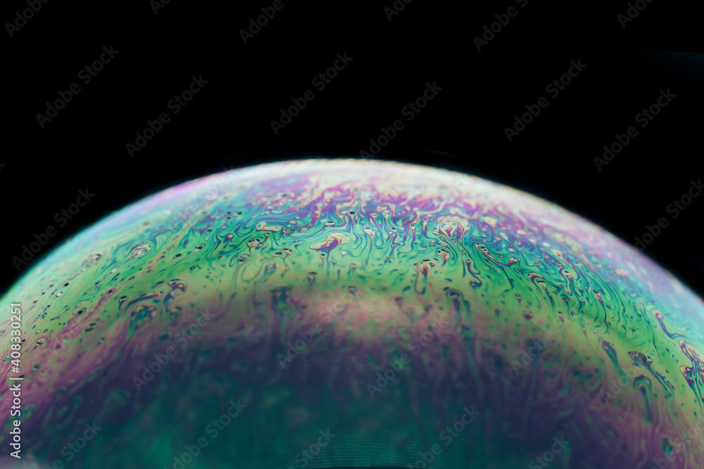 Poster soap bubble ball abstract background texture semicircle. beautiful background pattern texture for de