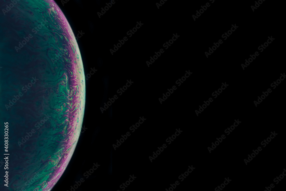 Poster soap bubble ball abstract background texture semicircle. beautiful background pattern texture for de