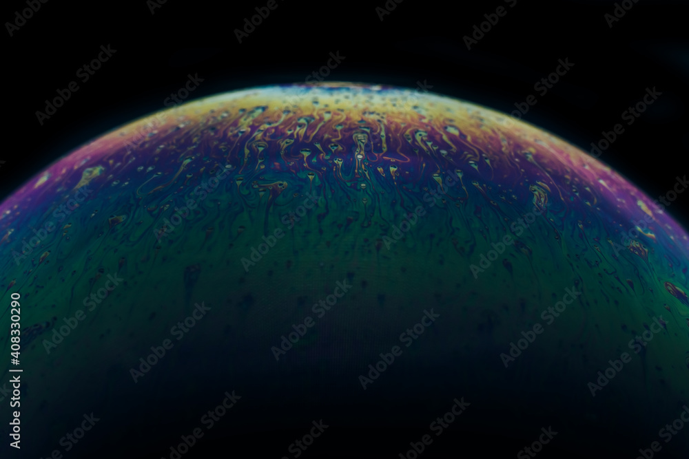 Poster soap bubble ball abstract background texture semicircle. beautiful background pattern texture for de