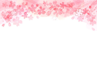 桜の装飾イラスト