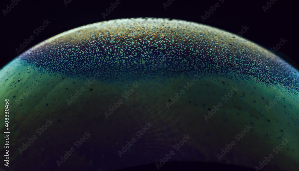 Poster soap bubble ball abstract background texture semicircle. beautiful background pattern texture for de