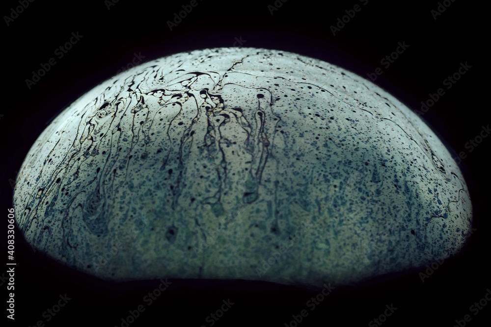 Poster soap bubble ball abstract background texture semicircle. beautiful background pattern texture for de