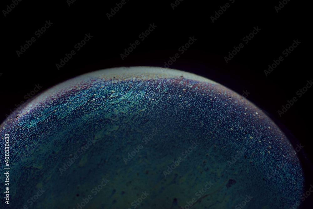 Poster soap bubble ball abstract background texture semicircle. beautiful background pattern texture for de