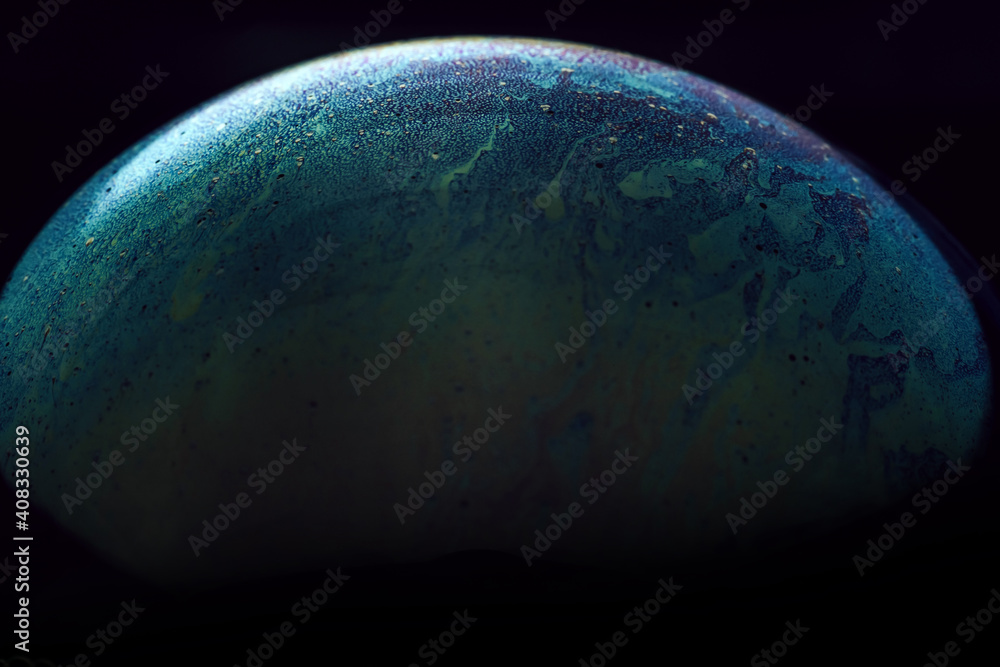 Poster soap bubble ball abstract background texture semicircle. beautiful background pattern texture for de