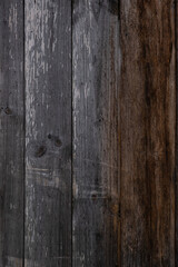Obraz premium painted plank wall where some boards are left unpainted