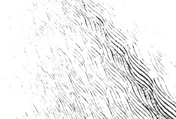 Swirled and curled stripes and brush strokes texture. Marble or acrylic atrwork imitation. Cool and swirly background. Abstract vector illustration. Black isolated on white. EPS10