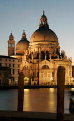 Plakat The Church Santa Maria della Salute, City of Venice, Italy, Europe