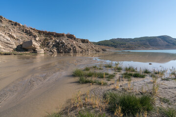 Beninar reservoir in southern Spain