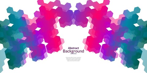 Modern abstract decorative background with colorful gradient geometric shapes. Suitable for covers, posters, flyers, banners, websites, etc. Vector illustration