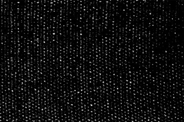 Vector fabric texture. Distressed texture of weaving fabric. Grunge background. Abstract halftone vector illustration. Overlay to create interesting effect and depth. Black isolated on white. EPS10.