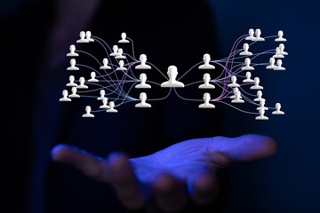 team hierarchy connection group digital