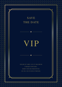 Luxury vector background card template with vector pattern swatch