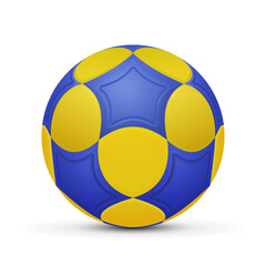 Obraz premium Korfball ball realistic details isolated on white background.