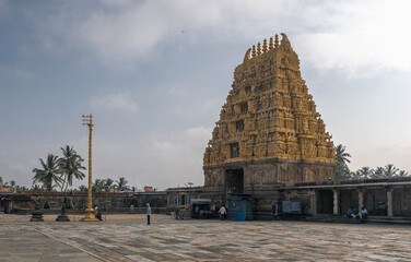 Chennakeshava Temple in Belur, 12th century Hindu temple. Karnataka. India.