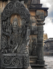 Chennakeshava Temple in Belur, 12th century Hindu temple. Karnataka. India.