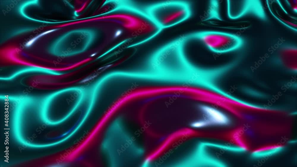 Aufkleber computer generated realistic background of weaving iridescent fabric, 3d rendering background
