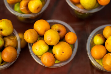 Sour kul or raw yellow fruit or The name of Pickles come from the ingredients