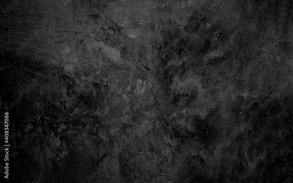 Poster old wall texture cement dark black gray background abstract grey color design are light with white g