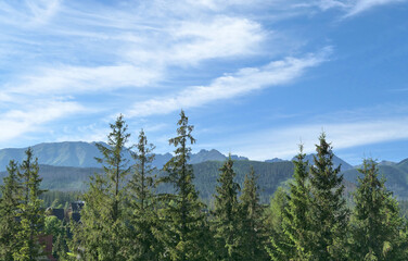 Tatra mountains lanscape in Poland